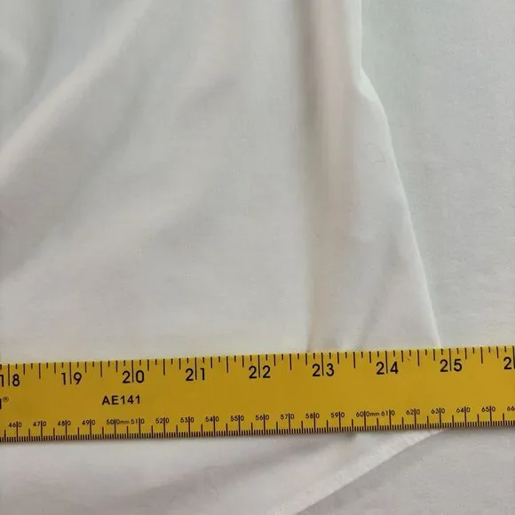 Talbots Size 18WP Pleated Front Button Up Tuxedo Blouse Sleeveless - Picture 8 of 8